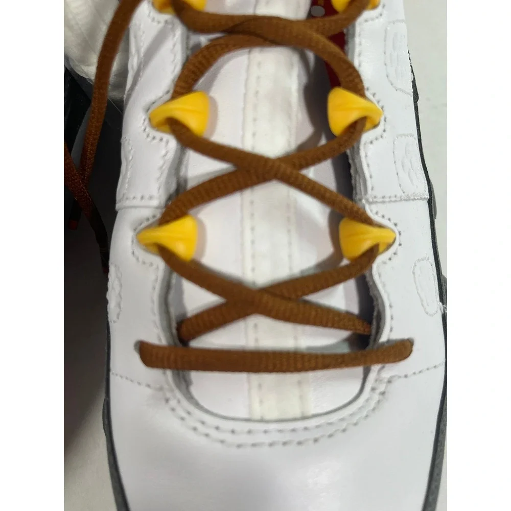 Air Jordan 9 Retro Golf Barons White Grey Yellow Mens 10.5 FJ5934-100